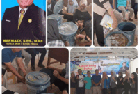 Adiwiyata SMA Negeri 1 Sungai Penuh, Jambi praktik cara membuat Eco Enzyme (20/10/2024). (Dok. Koran Sakti.co.id)
