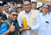 Penyerahan Nlevel1 kepada Wamenta Sudaryono adalah bentuk simbolis dukungan pemerintah pada gerakan akar rumput di agenda Jambore Nasional Jamaah Tani Muhammadiyah di Kebumen, Sabtu (20/9/2025)
