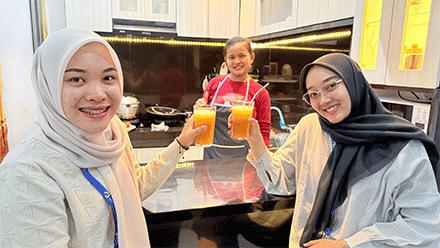Putri, Dedek, Wulan.(dok: alamorganik.com)