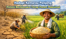Hadapi Kemarau Panjang, Petani Berbiosaka Tetap Panen Maksimal