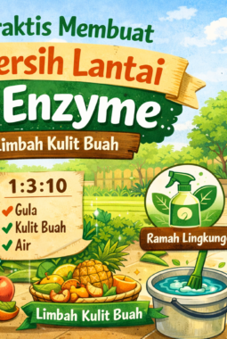 Cara Praktis Membuat Pembersih Lantai Eco Enzyme dari Limbah Kulit Buah