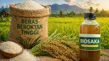 Padi Biosaka Hasilkan “Beras Beroktan Tinggi”, Benarkah Lebih Unggul?