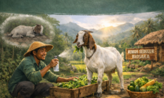 Kisah Kambing Bangkit dari Sakit: Bukti Ikhtiar Alami dalam Praktik Biosaka