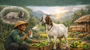 Kisah Kambing Bangkit dari Sakit: Bukti Ikhtiar Alami dalam Praktik Biosaka