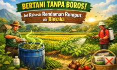 Bertani Tanpa Boros! Ini Rahasia Rendaman Rumput ala Biosaka