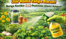 Usir Hama Tanpa Racun! Bunga Kenikir Jadi Pestisida Alami Ampuh