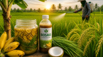 Terungkap! Rahasia Biosaka Pengisian Buah dengan Pisang yang Bikin Hasil Padi Lebih Bernas